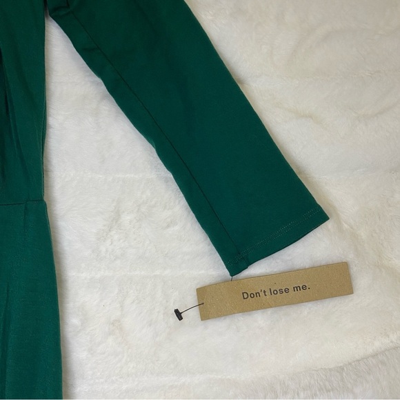 NWT Reformation Aria Tie Front Maxi Dress in Emerald - Size S - Picture 11 of 15